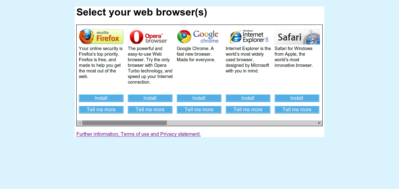 Browser Choice